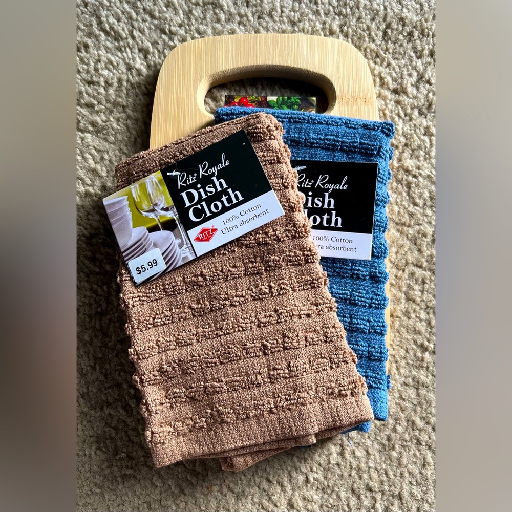 Cutting Board / Dish Towels